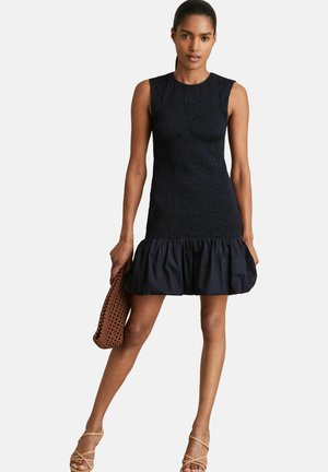BELINDA SHIRRED BUBBLE-HEM - Denné šaty - navy