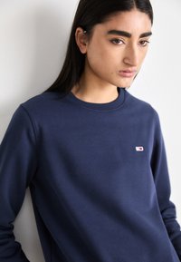 Tommy Jeans REGULAR C NECK - Felpa - blue