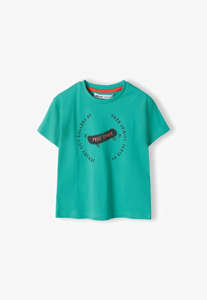 MINOTI SHORT SLEEVE WITH PRINT - Paprasti marškinėliai - green