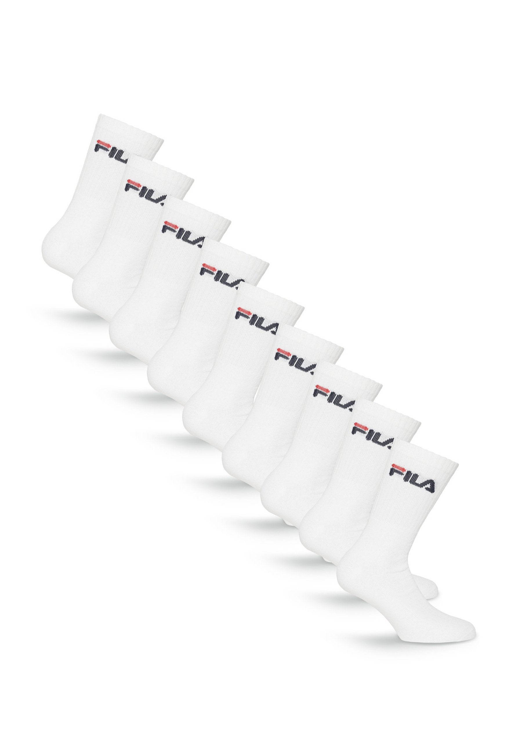 FILA 크루 양말 9팩