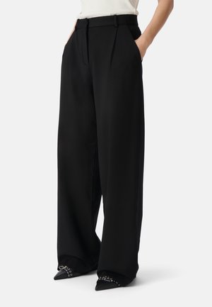 IKKS FLARED - Stoffhose - black