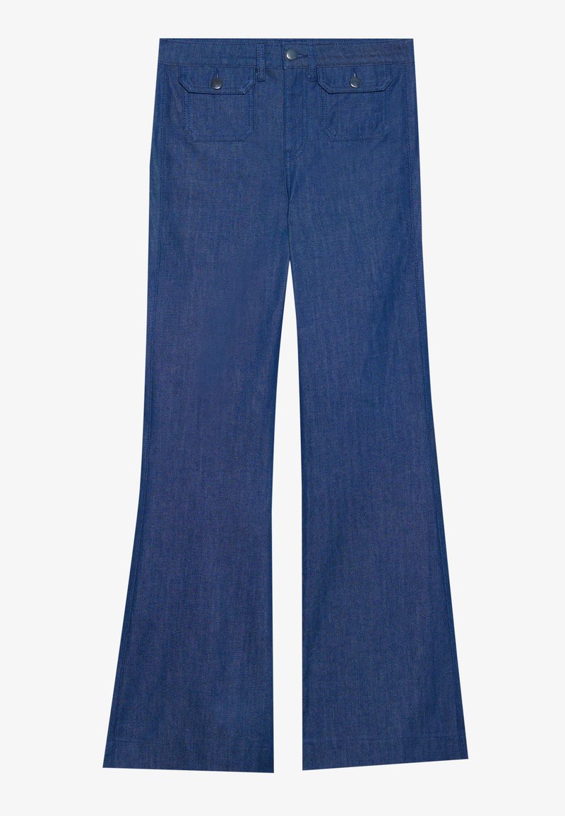Anna Field Tall Flared Jeans blauw denim/bluedenim Anna Field Tall Flared Jeans blauw denim/bluedenim