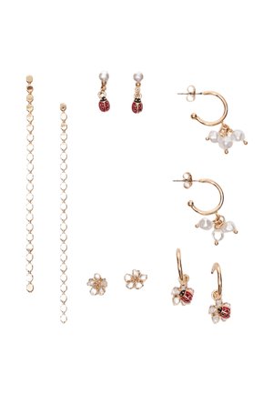-PACK OF LADYBIRD  SET - Øreringe - gold-coloured