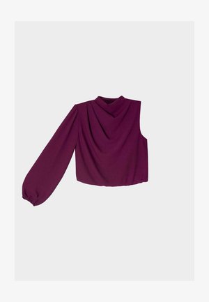 THE-ARE ASIMÉTRICA - Blusa - purple
