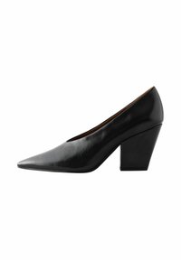 REGULAR FIT - FOREVER COMFORT POINT TOE BLOCK COURTS FIT - Klassieke pumps - black