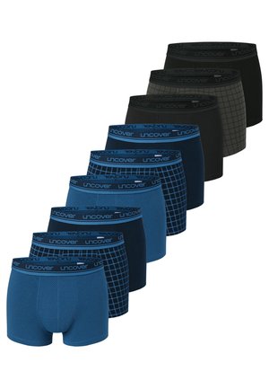 9 PACK - Boxer aderenti - blau/schwarz