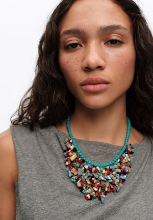 BIMBA Y LOLA, BIMBA Y LOLA COLLAR PIEDRAS Y PERLAS TURQUESA - Collar - turquesa