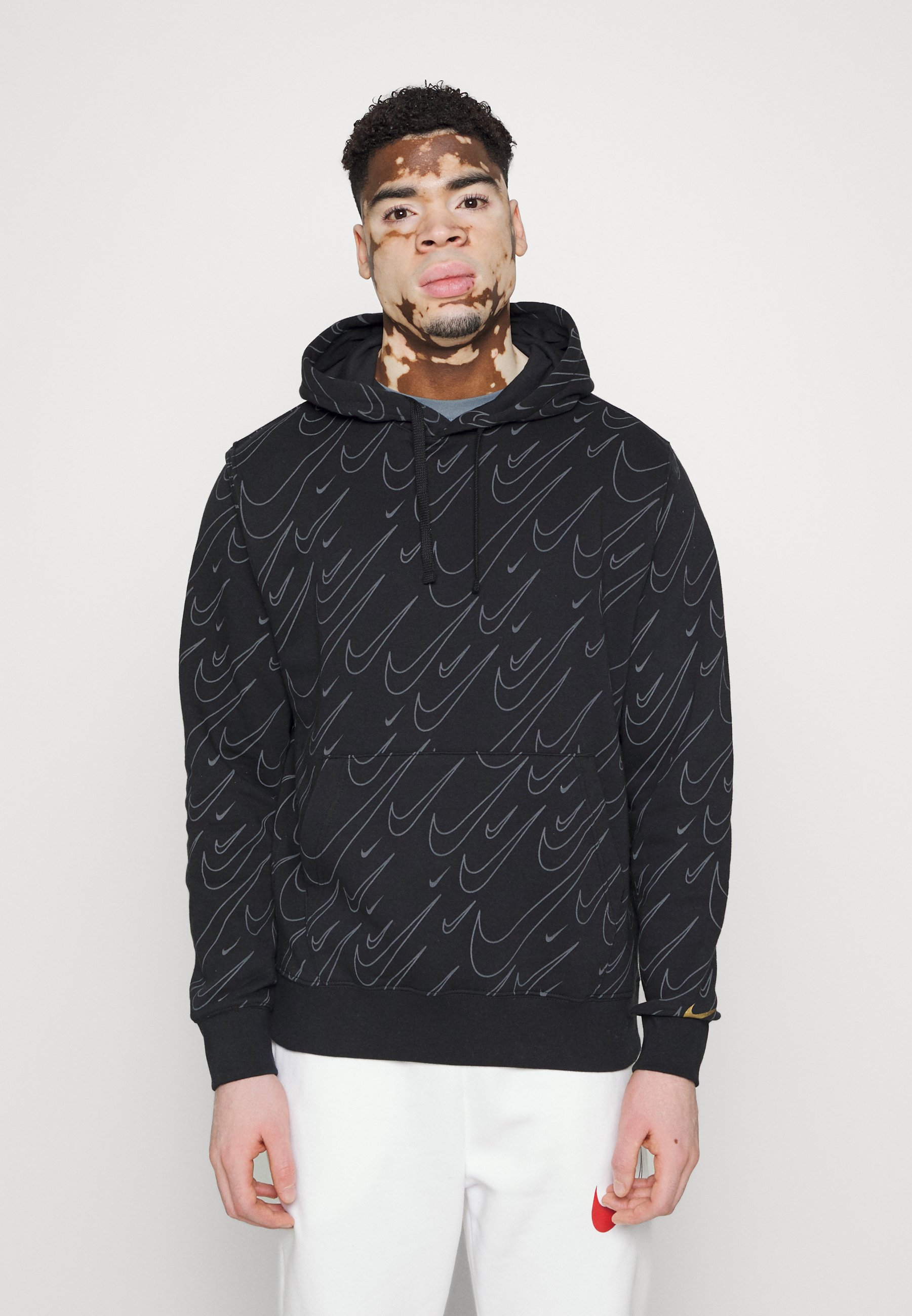 grey and teal nike hoodie