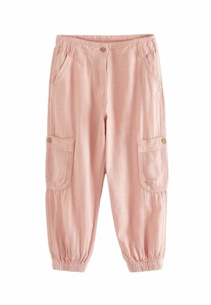REGULAR FIT - Tygbyxor - pink