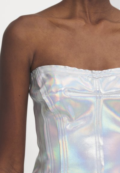 Norma Kamali STRAPLESS GRACE MINI DRESS - Vestito elegante - hologram