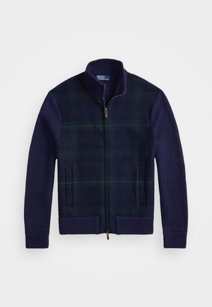 THE POLO TARTAN FULL ZIP SWEATER - Cardigan - hunter navy