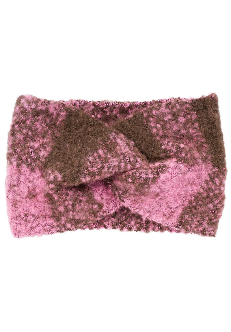 Damen Mützen | STYLEBREAKER Ohrenwärmer pink/braun/pink - FV08559 Damen Mützen | STYLEBREAKER Ohrenwärmer pink/braun/pink - FV08559