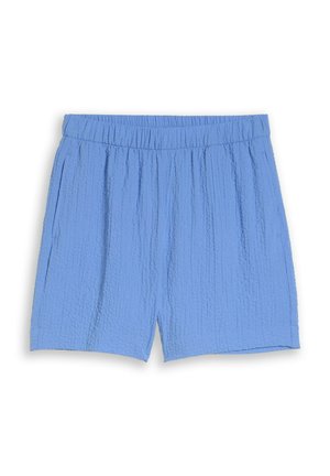 TOM TAILOR DENIM, SEERSUCKER SHORTS - Shorts - bonnet blue