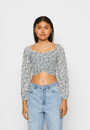 American Eagle SMOCKED - Bluse - multicoloured