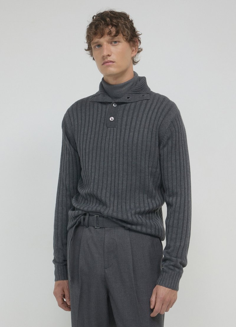 Calliope CON BOTTONI  - Maglione - grigio