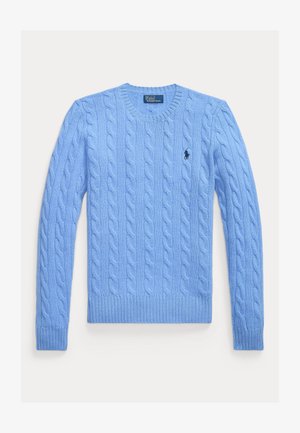 Polo Ralph Lauren CABLE WOOL-CASHMERE CREWNECK SWEATER - Pulóver - new litchfield blue