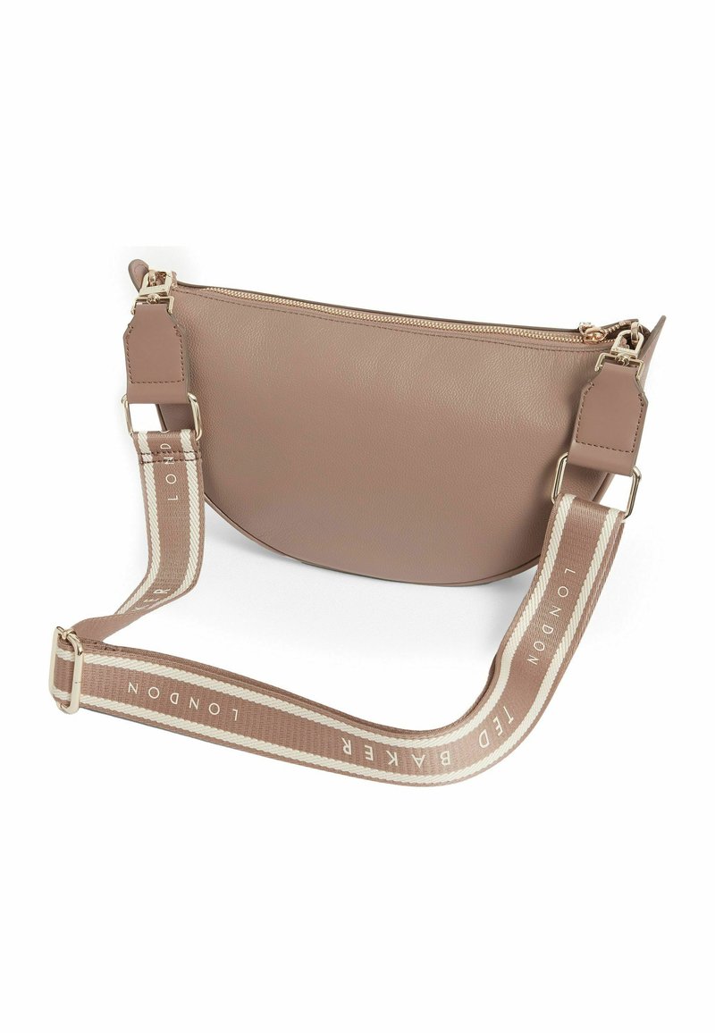 Sac Bandoulière Ted Baker London Selle Asar Cuir - Nœud Marron Clair, Occasion Mint Condition
