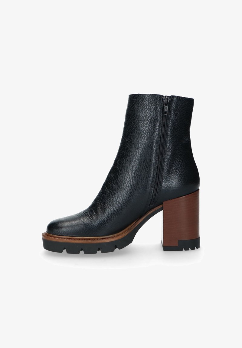 Manfield Bottines à talons hauts - black