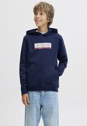 Jack & Jones Junior, JORINWOOD - Felpa con cappuccio - ocean cavern