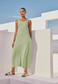 Next SLEEVELESS SUMMER - REGULAR FIT - Trikoomekko - sage green