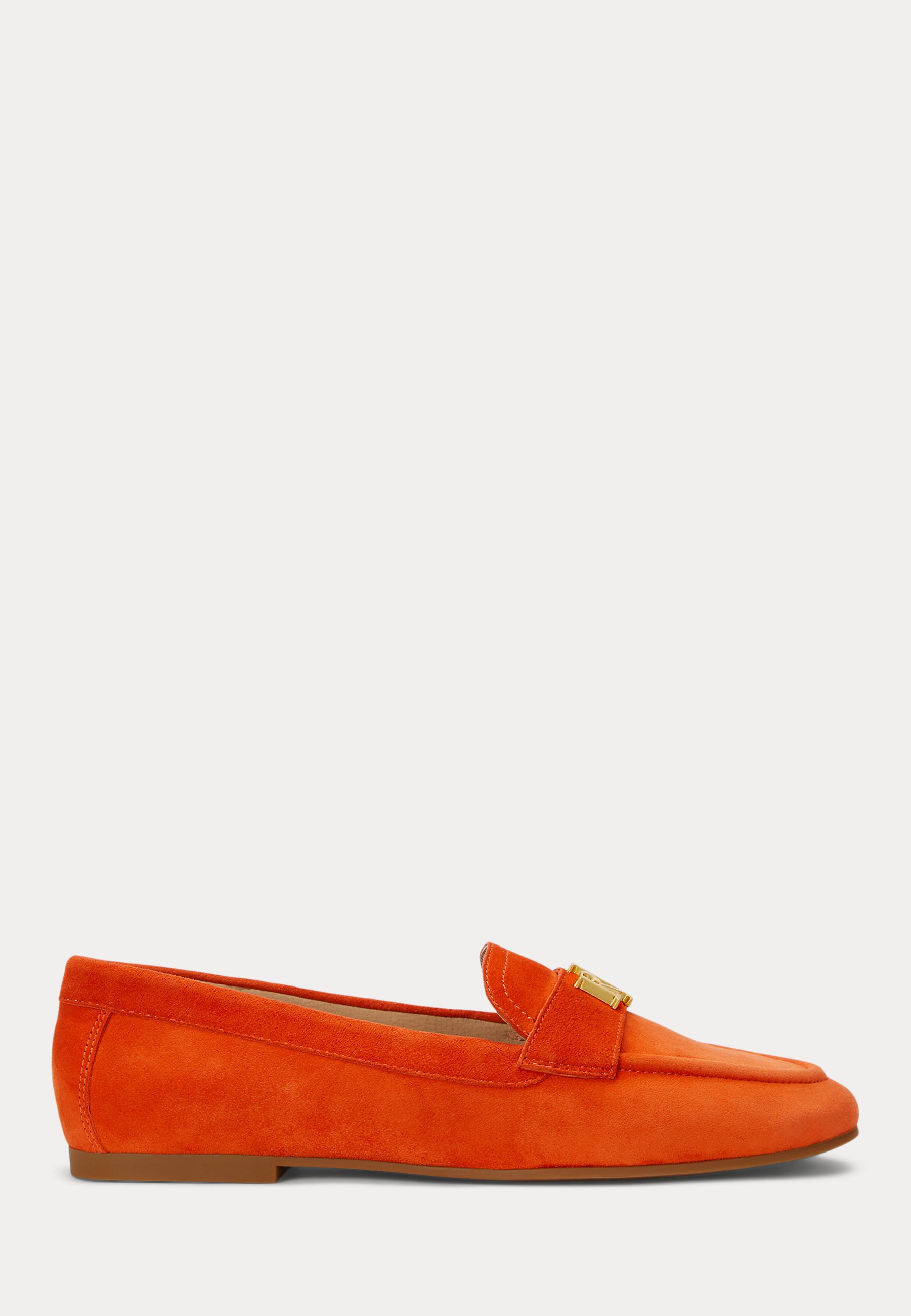 Calvin Klein Men\'s Suede Slip-On Loafers in Vibrant Orange Calvin Klein Suede Loafers products for sale | eBay main image 4