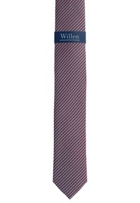 WILLEN MINIMAL - Tie - bordeaux