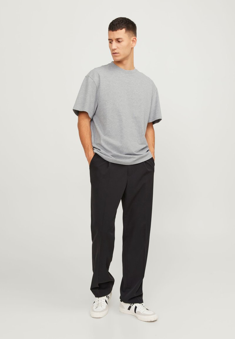 Jack & Jones PREMIUM JPRBLAHARVEY TEE UNISEX - Camiseta básica - light grey melange