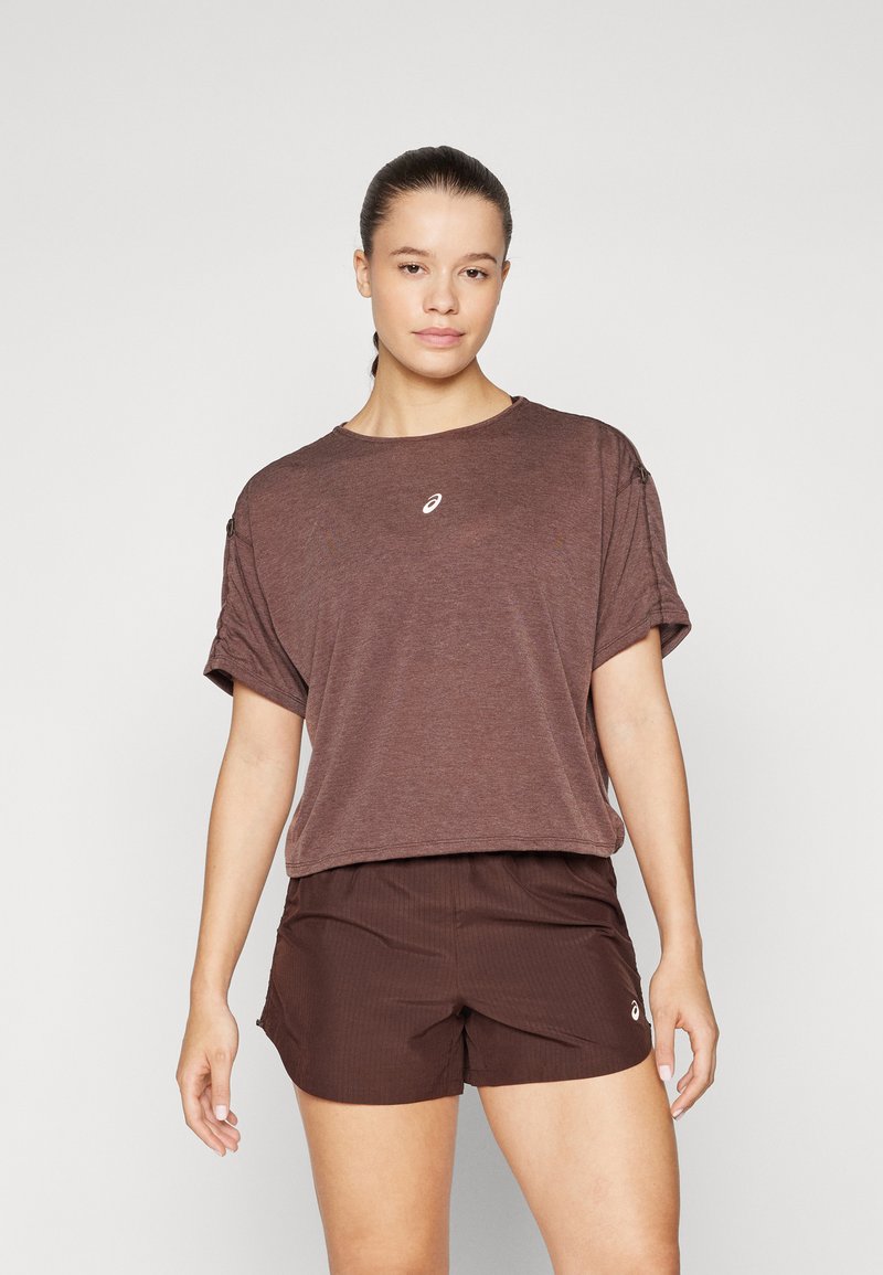 ASICS - NAGINO RUN TOP - Camiseta deportiva - coffee heather, Ampliar