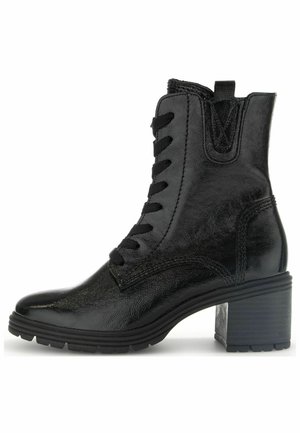Veterboots - metallic black