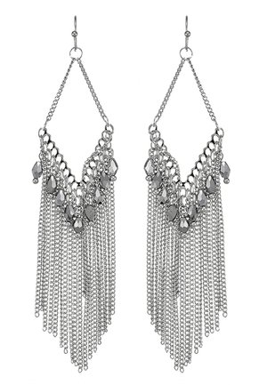 sweet deluxe Ohrringe - silver-coloured/grey