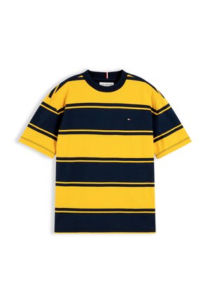 Tommy Hilfiger, ESSENTIAL STRIPE TEE  - Μπλουζάκι με στάμπα - countryside yellow