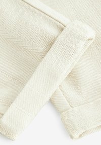 Next TEXTURED REGULAR FIT - Kalhoty - ecru neutral