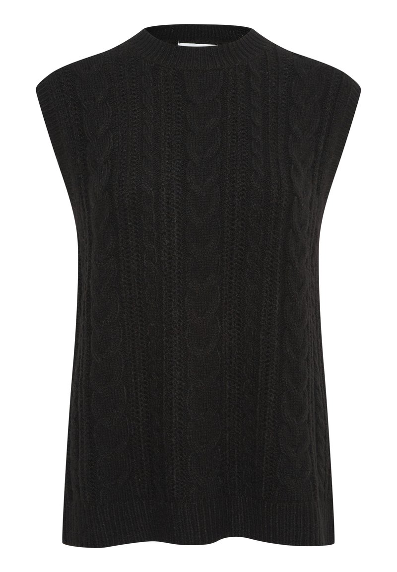 Damen Strickjacken | b.young BYOJENNA SLIPOVER Strickpullover black denim - IE05166 Damen Strickjacken | b.young BYOJENNA SLIPOVER Strickpullover black denim - IE05166