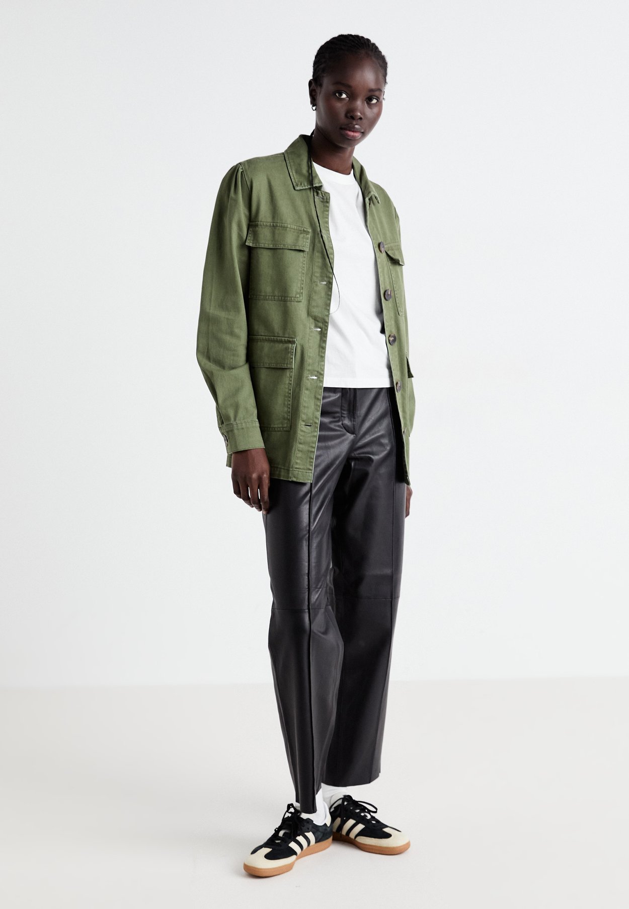ONLELSA BELTED SHACKET
