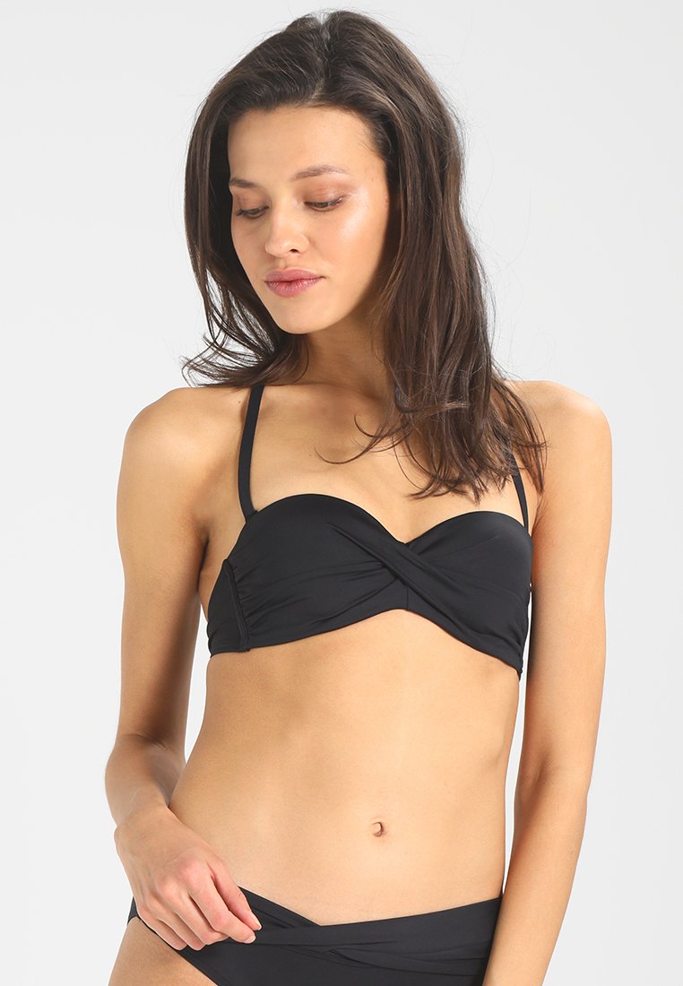 s.Oliver - BANDEAU TOP - Bikini pezzo sopra - schwarz, Ingrandire