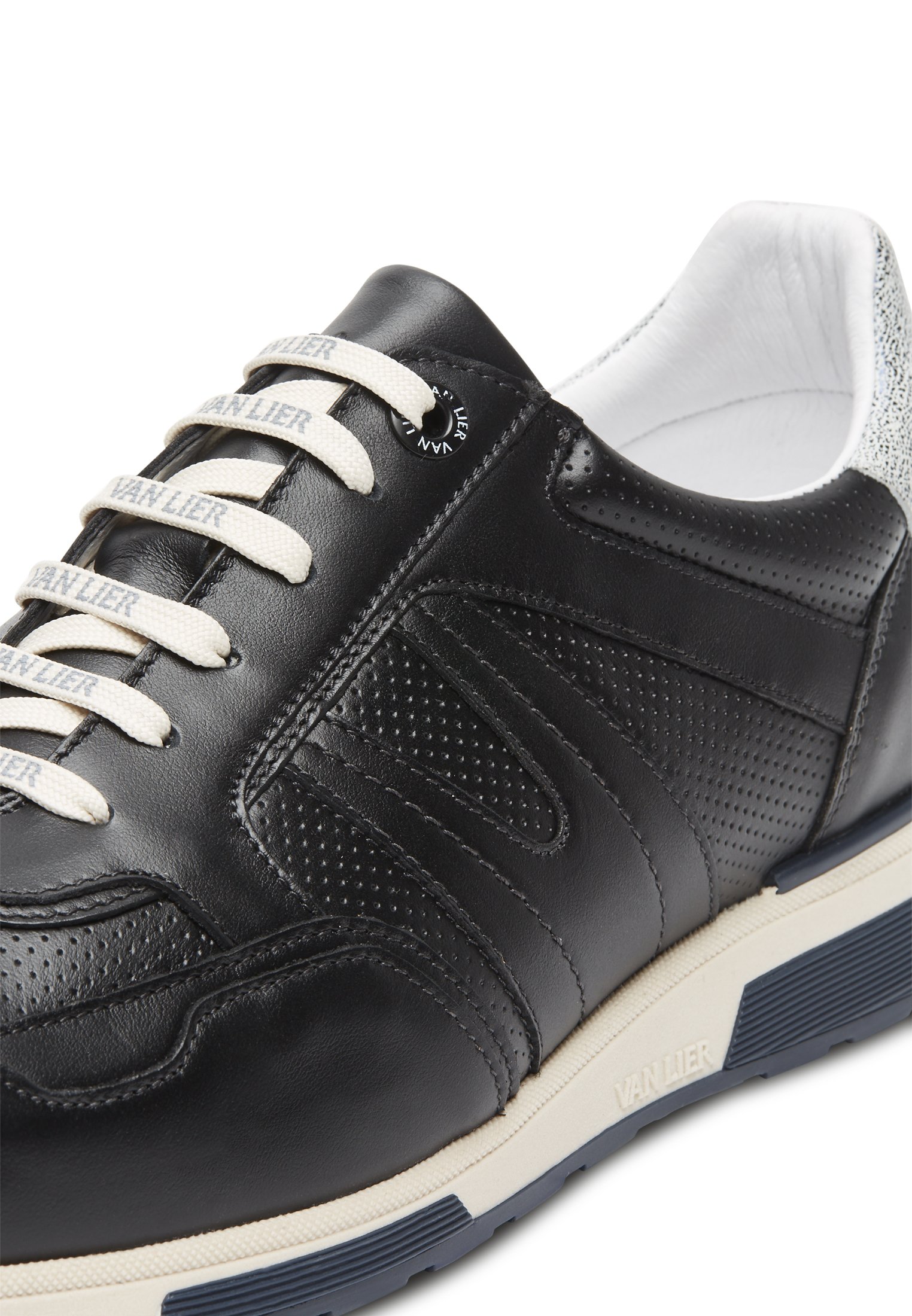 Cognac VAN LIER Lage sneakers POSITANO | Omoda