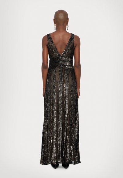Halston ESRA STRIPED - Oblačila za posebne priložnosti - black