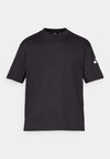 ESSENTIALS LOOSE FIT 3 BAR - T-shirts basic - black/white
