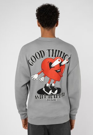 MIT BACK - Sweatshirt - light grey