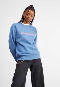 Carhartt WIP Sportinis megztinis - sorrent/glassy pink