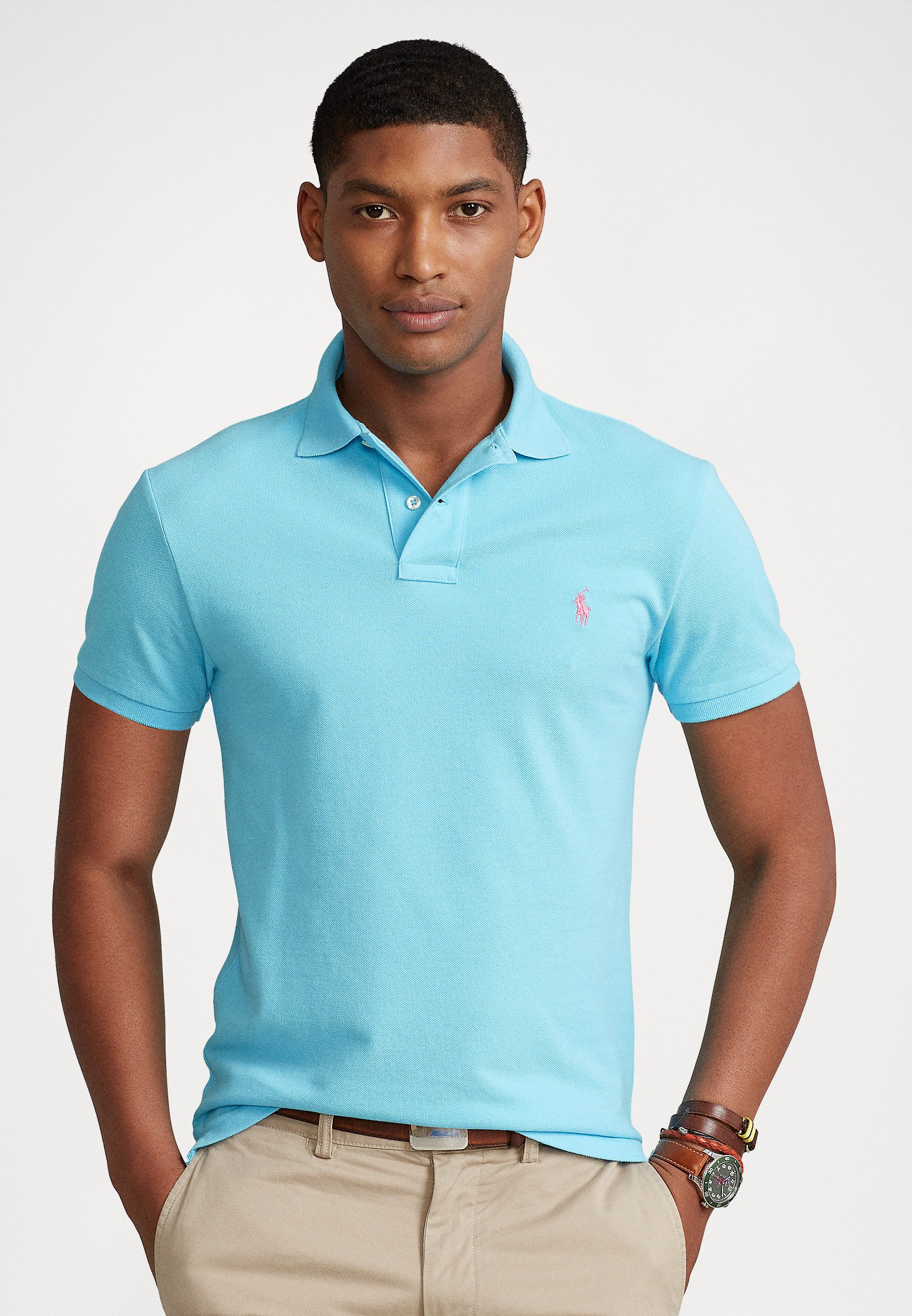 Polo Ralph Lauren SHORT SLEEVE - Polo shirt - turquoise nova/turquoise -  