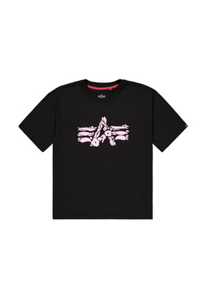 Alpha Industries, ALPHA ALTITUDE T-SHIRT W - Print T-shirt - black