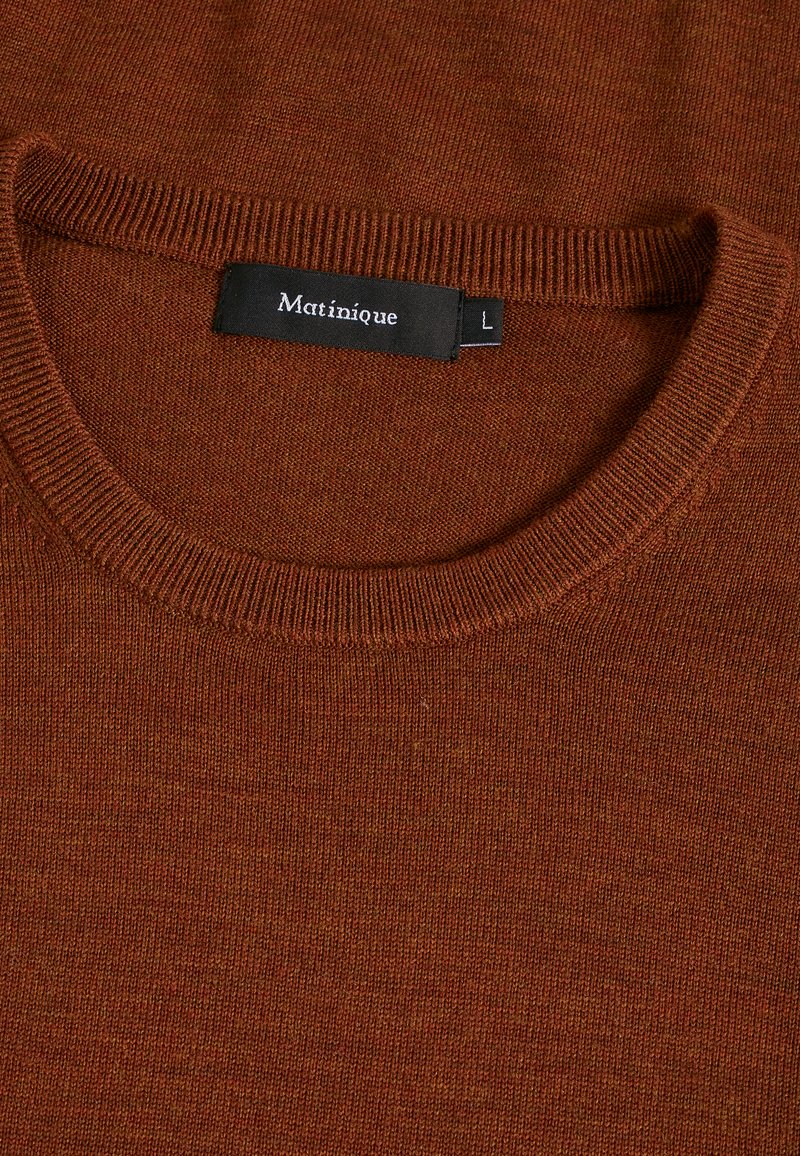 Herren Strickjacken | Matinique MARGRATE MERINO Strickpullover rust brown melange/braun - ES24906 Herren Strickjacken | Matinique MARGRATE MERINO Strickpullover rust brown melange/braun - ES24906