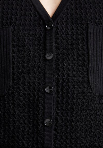 sandro POINT FANTAISIE POCHES - Vest - noir
