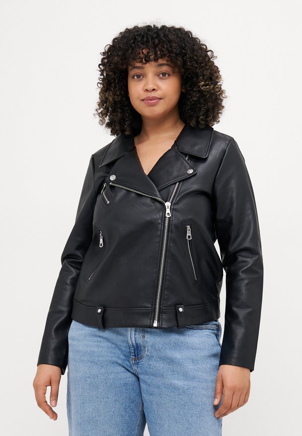 CARVERA BIKER - Faux leather jacket