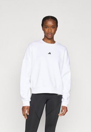 ESSENTIALS SMALL LOGO FEEL COZY - Sudadera - white/black