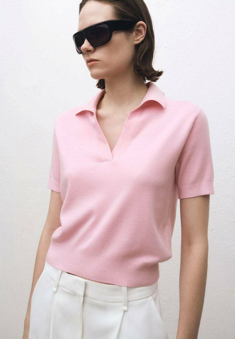 Mango Polokošeľa - pink