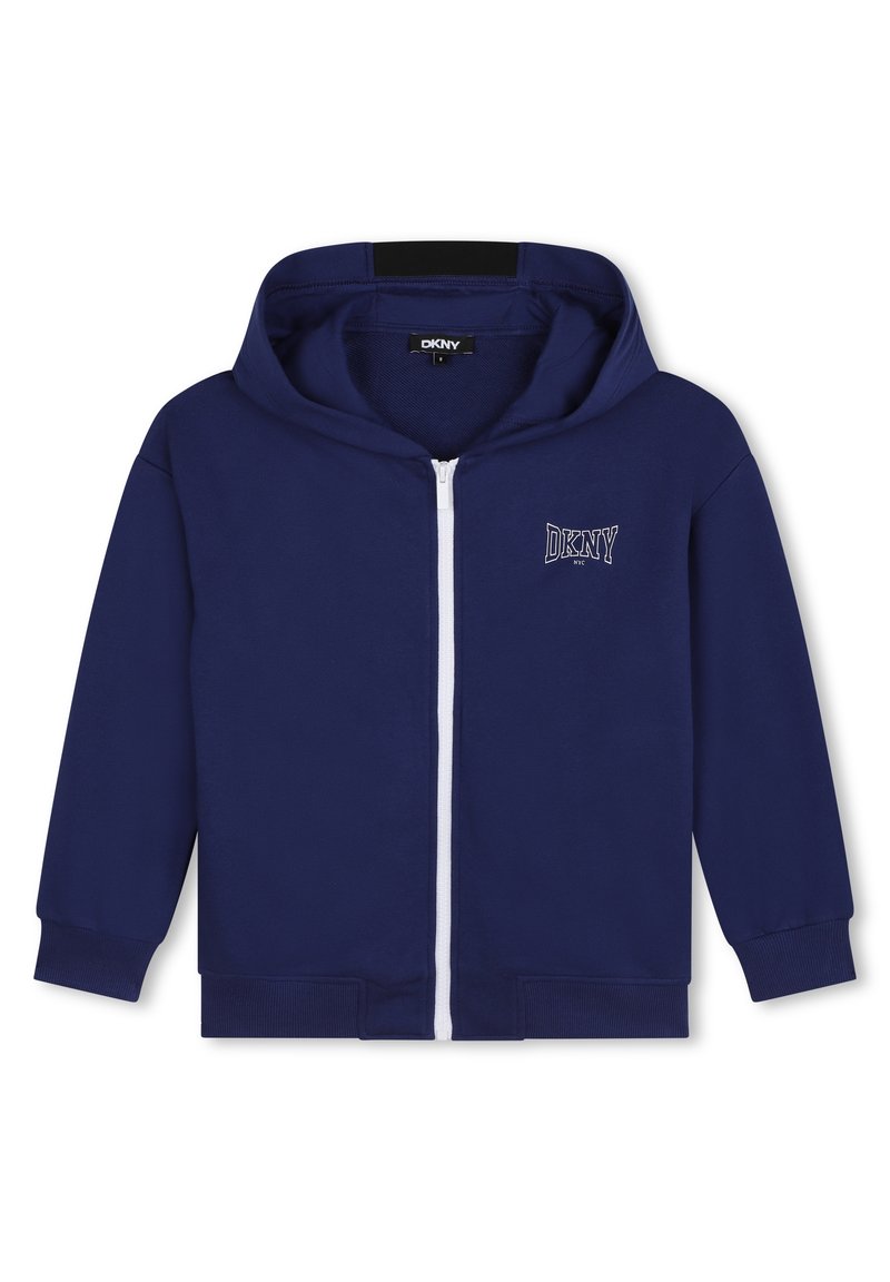 DKNY Sweater met rits blauw