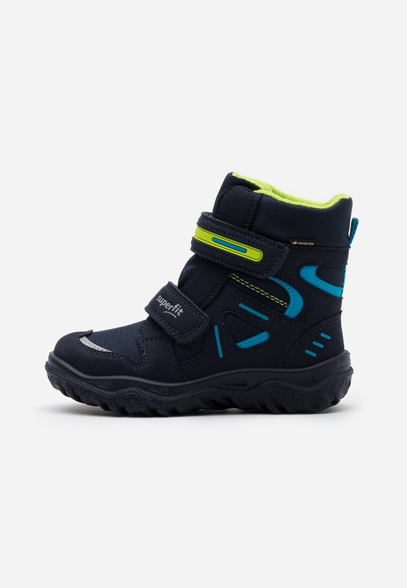 Superfit HUSKY - Talvisaappaat - blau/grün