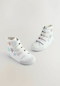 4 V - Vysoké tenisky - white glitter stars